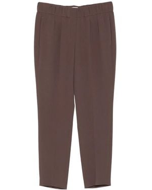 Brunello Cucinelli Hose mit Bundfalten - Braun