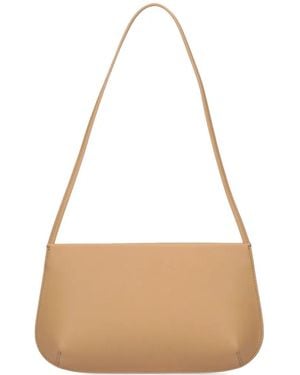 Faune Bra leather shoulder bag - Blanco