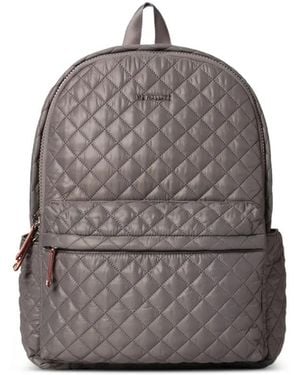 MZ Wallace Metro Quilted Backpack - Gray