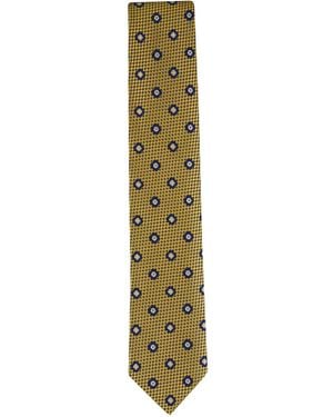 ZEGNA Floral Patterned Tie - Green