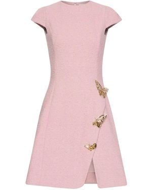Oscar de la Renta Tweed Dress - Pink