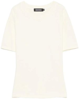 EB DENIM Eero T-Shirt Met Korte Mouwen - Wit