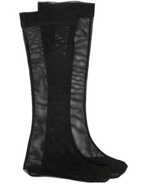 Ioana Ciolacu Split-Toe Mesh Socks - Black