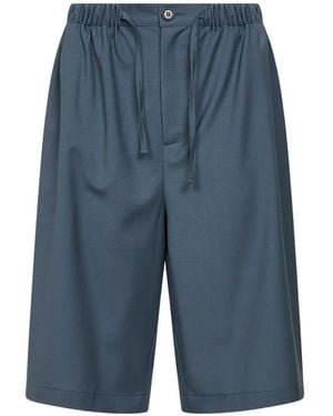 ROSE BURRITO Short À Lien De Resserrage - Blue