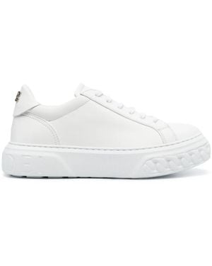 Casadei Baskets En Cuir - Blanc