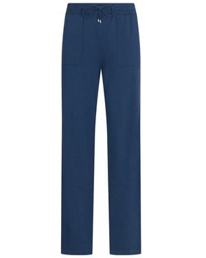 Malo Drawstring Track Trousers - Blue