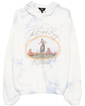 Represent Beach Boys Graphic-Print Hoodie - White