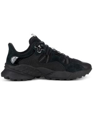 Flower Mountain Low Top Trainers - Black