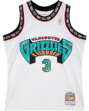 Mitchell & Ness Logo-Print Vest - Blue