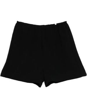 Nanushka Bermudas con cordones - Negro