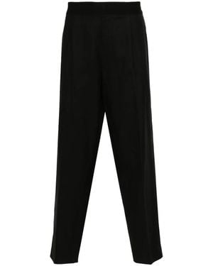 Neil Barrett Tapered Darted Trousers - Black