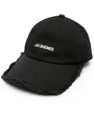 Jacquemus Artichaut Frayed-Edge Baseball Cap - Black