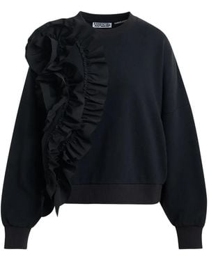 Essentiel Antwerp Jigantum Ruffled Sweatshirt - Black