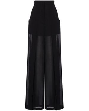 Philosophy Di Lorenzo Serafini Hose mit transparenter Spitze - Schwarz