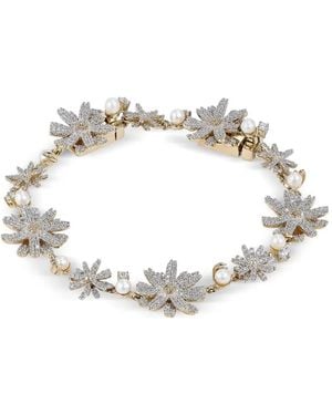 Anabela Chan 18Kt Daisy Gelbgoldarmband Mit Diamanten Und Süßwasserperlen - Weiß