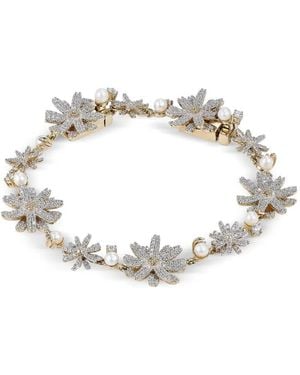 Anabela Chan 18Kt Daisy Gelbgoldarmband Mit Diamanten Und Süßwasserperlen - Weiß