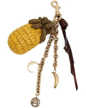 Chloé Pineapple Bag Charm - Metallic