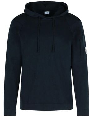 C.P. Company Sleeve-pocket Drawstring Hoodie - ブルー