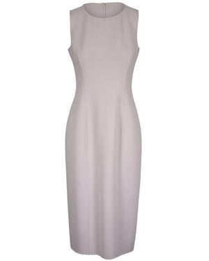 Michael Kors Crepe Midi Dress - Grey