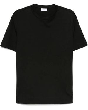 Akris Punto Short-Sleeve Cotton Shirt - Black