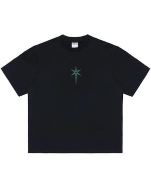 Marcelo Burlon County Goth Tシャツ - ブルー