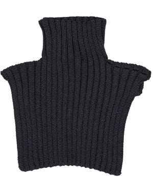 Niccolò Pasqualetti Ribbed Turtleneck Shrug - Black