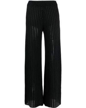 Fabiana Filippi Black Cotton Blend Trousers