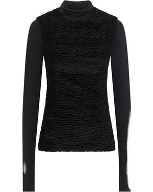 DARKPARK Haut En Double Tissus Joy - Black