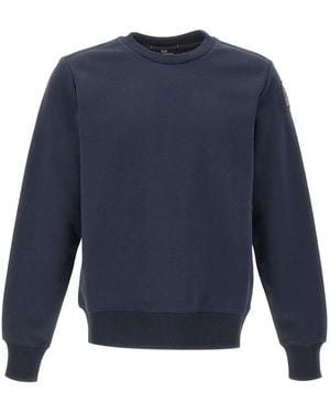Parajumpers Logo-Patch Sweatshirt - Blue