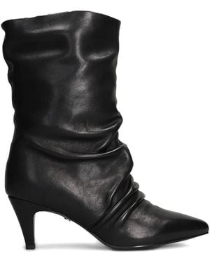 GOLD&ROUGE Bottines Laika 55 Mm À Fronces - Noir