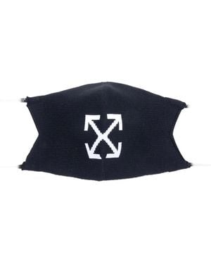 Off-White c/o Virgil Abloh Mascherina Con Stampa - Blu