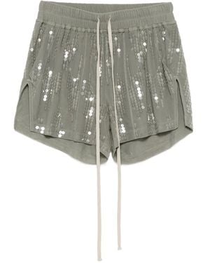 Rick Owens Sequin Shorts - Grey
