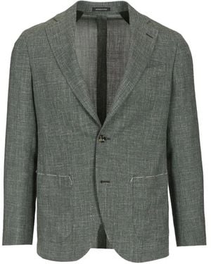 Al Duca d'Aosta Melange Unlined Jacket - Green