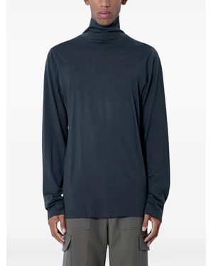 Rier Turtleneck Straight-Hem Jumper - Blue