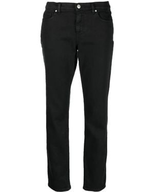 P.A.R.O.S.H. Vaqueros slim con talle medio - Negro