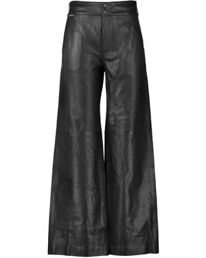 CHRISTY LYNN Zoe Leather Pants - Black