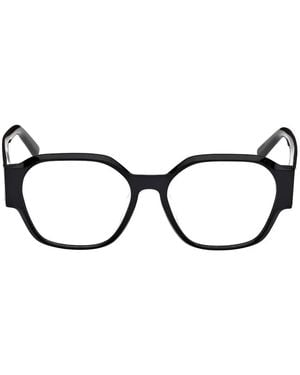 MCM Gafas Con Montura Rectangular - Negro