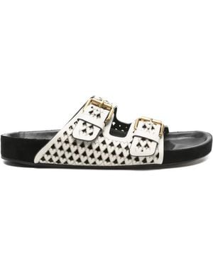 Isabel Marant Heart-Cutout Sandals - White