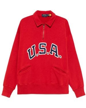 Polo Ralph Lauren ロゴ スウェットシャツ - レッド