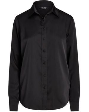 Polo Ralph Lauren Long-Sleeve Buttoned Shirt - Black
