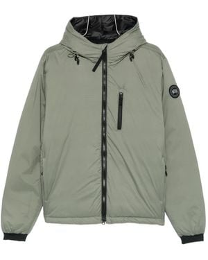 Canada Goose Lodge Hooded-Zipped Jacket - Green