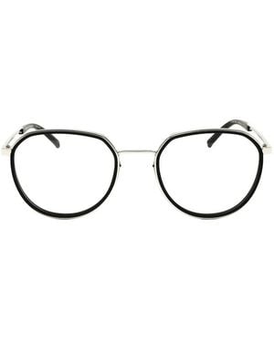 Porsche Design Geometric-Frame Glasses - Black
