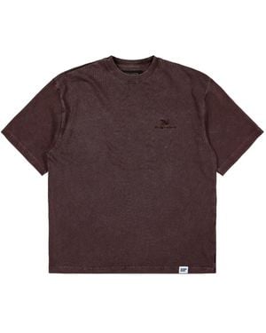 Neighborhood Pigment-Dyed Crew-Neck T-Shirt - Red