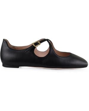 Bally Ballerines Rina En Cuir - Noir