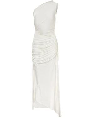 Alex Perry One-Shoulder Asymmetric Dress - White