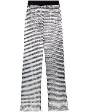 ROTATE BIRGER CHRISTENSEN Crystal-Embellished Trousers - Blue