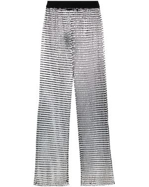 ROTATE BIRGER CHRISTENSEN Crystal-Embellished Pants - Blue