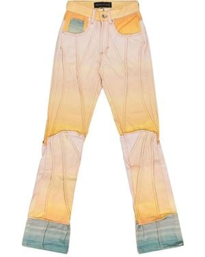 Who Decides War Sunset Paneled Jeans - Natural