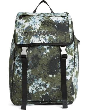 DSquared² Paint-Splashes Logo-Print Backpack - Green