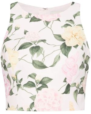 Sachin & Babi Lexie Floral-Print Tank Top - Grey